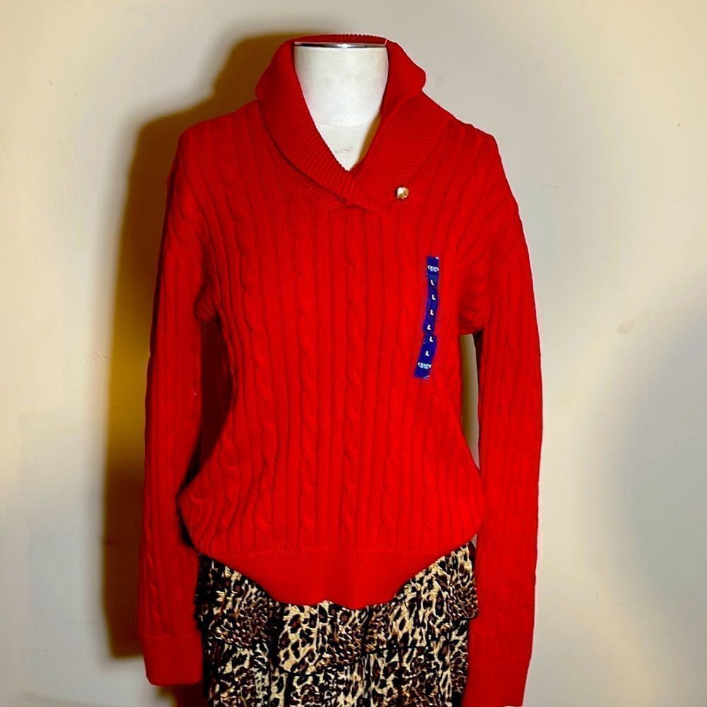 NWT CHAPS SWEATER
